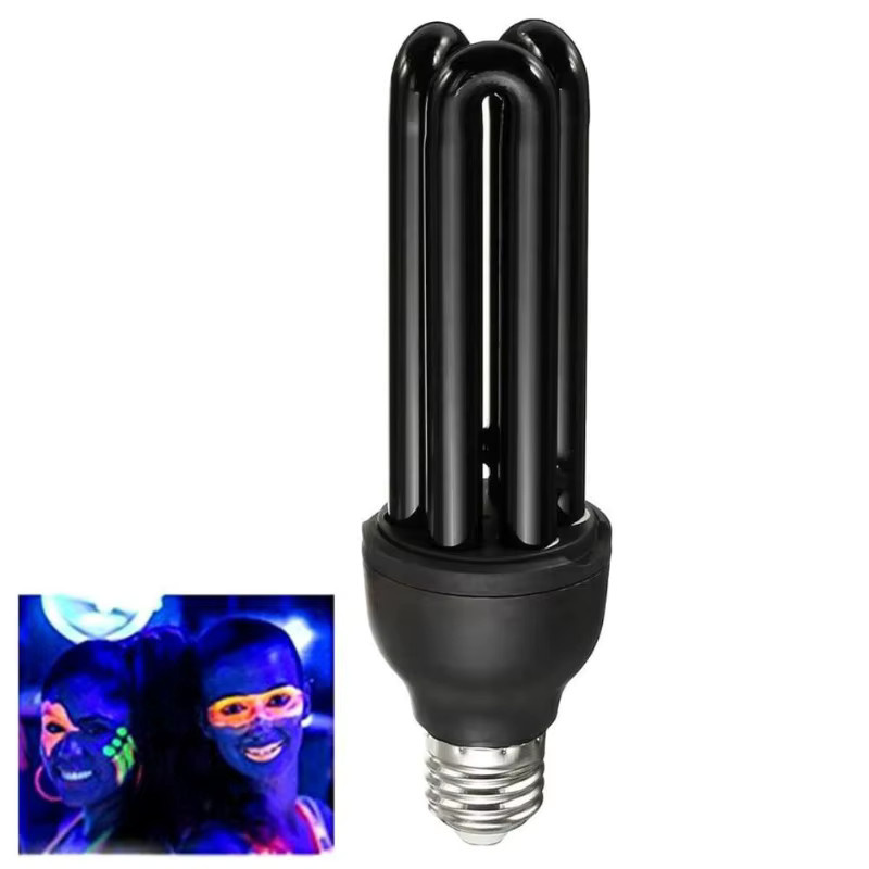 Mixxar UV Glühbirne E27 40W Ultraviolett Fluoreszierende CFL Lampe in Schwarz - Bild 5