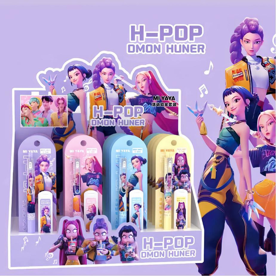 Yiran toy 1 K-POP Dämonenjäger Mechanische Bleistifte mit Minennachfüllungen 0,5 mm HB in Mehrfarbig - Bild 2