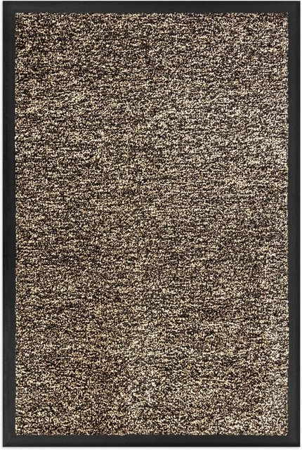 Floordirekt Schmutzfangmatte Space 205 in Ocker, rutschfest mit TPE-Rücken, B/T: 60 x 90 cm - Bild 1