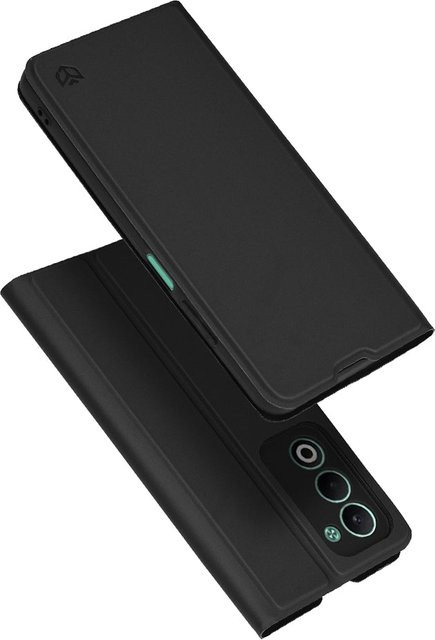 Techsuit Magskin Book Schutzhülle für Oppo A5 4G und Oppo A5 5G in Schwarz - Bild 1