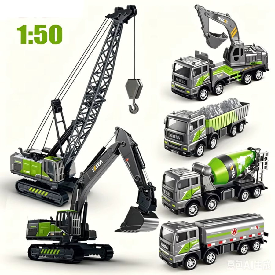 CONUSEA Engineering Fahrzeug Spielzeug, 1:50, Metall, Modell - Bild 2