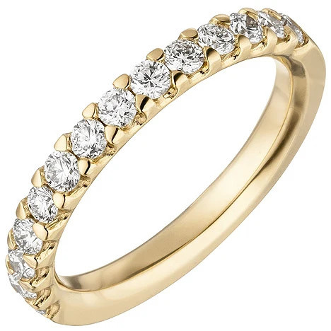 Colfem Ring 585 Gelbgold, 14 Diamanten, Damen - Bild 1