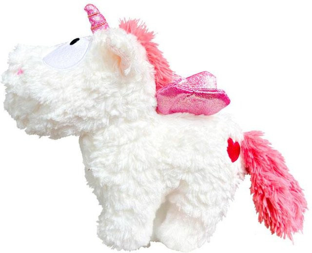 Yiran toy Einhorn Plüschtier, Weiß Rosa, 25cm, ab 14 Jahren - Bild 1