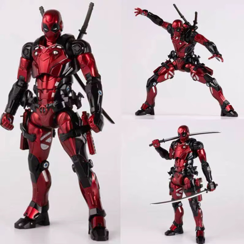 HEROCROSS Iron Man Spider-Man Deadpool Bausatz-Actionfigur, Modellbausatz - Bild 2