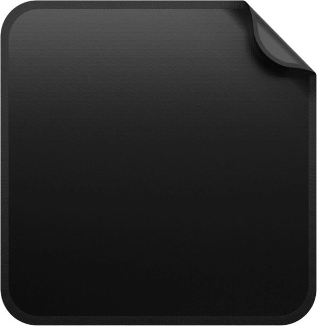 Evocamp Feuerfeste Matte Schwarz, 3-lagige Hitzeschutzmatte aus Silikon und Glasfasergewebe für Grill und Kamin, B/B: 100 x 100 cm - Bild 1