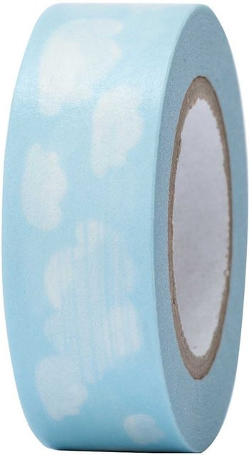 Rico Design Washi Tape Wolken in Multicolour und Blau - Bild 1