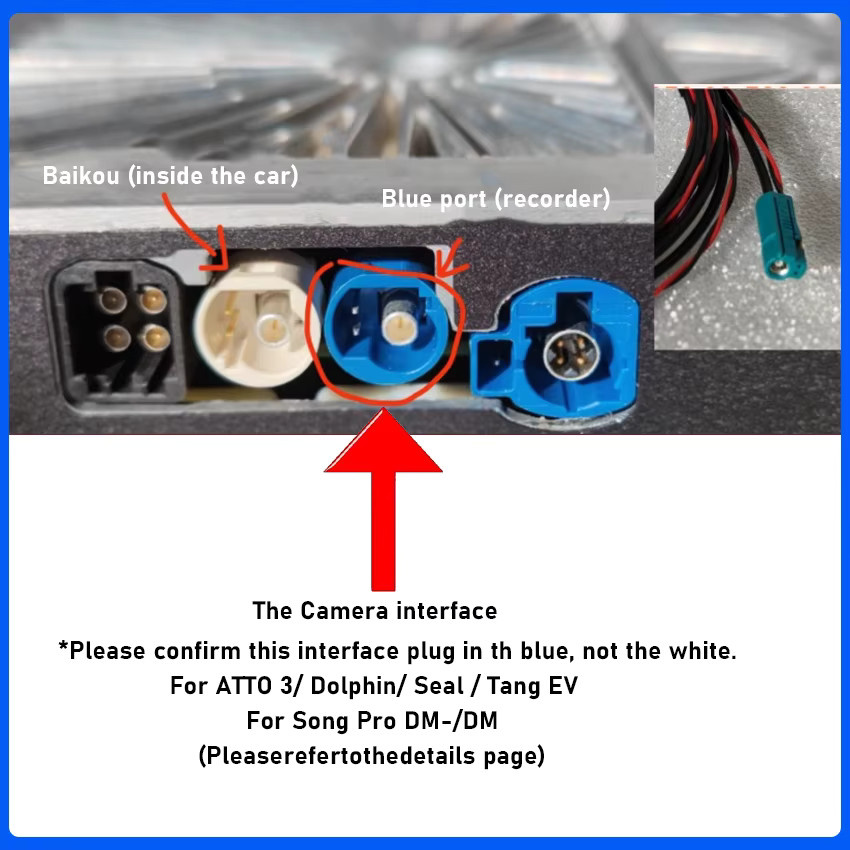 CARBAOHUI DVR Dashcam mit ADAS Fahrzeugkamera als Original Zubehör für BYD Dolphin Seal Atto 3 Yuan Song Tang EV - Bild 4