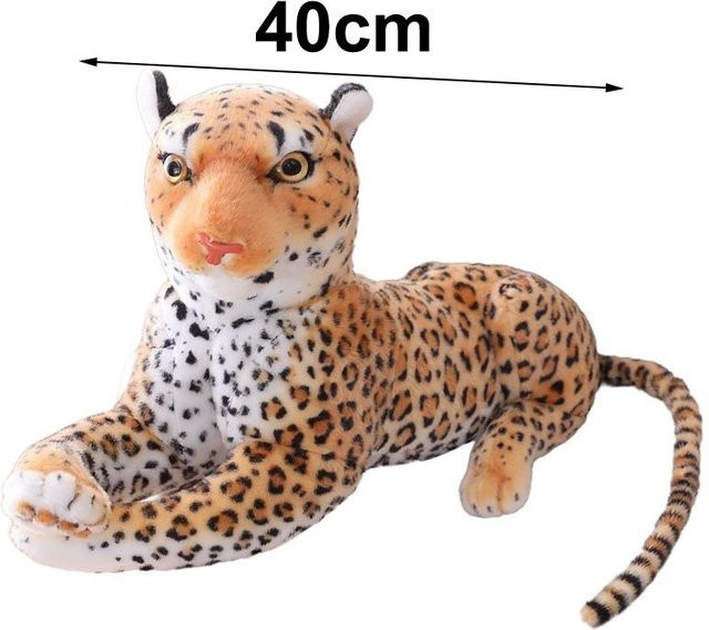 Yiran Health & Beauty Plüsch-Leopard, Stofftier, Braun, Bunt - Bild 1