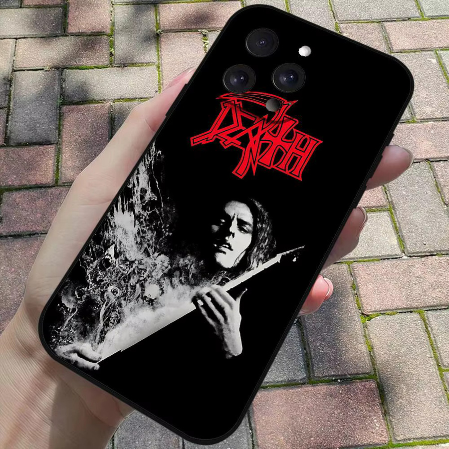 D-Death Band Handyhülle aus mattem Silikon für iPhone Modelle in Schwarz - Bild 3