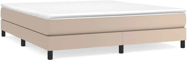 vidaXL Boxspringbett Hybrid mit Taschenfederkern in Braun, B/T: 160 x 200 cm - Bild 1