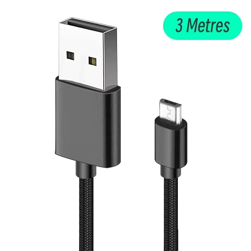 DATA FROG USB Ladekabel für PS4 Controller in Schwarz - Bild 2