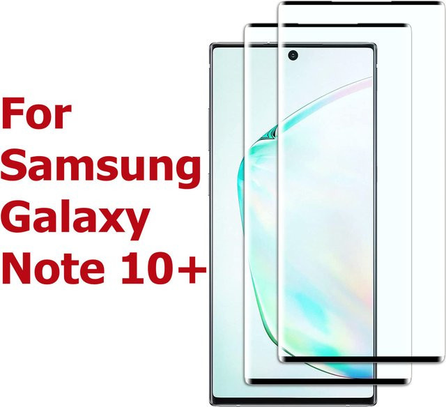 Kratzfester Displayschutz für Samsung Galaxy Note 10+ in Transparent/Rot - Bild 1