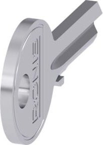 Siemens Indus.Sector Schlüssel für Schlüsselschlösser SB30 Schließnummer 3SU1950-0FB80-0AA0 in Silber - Bild 1