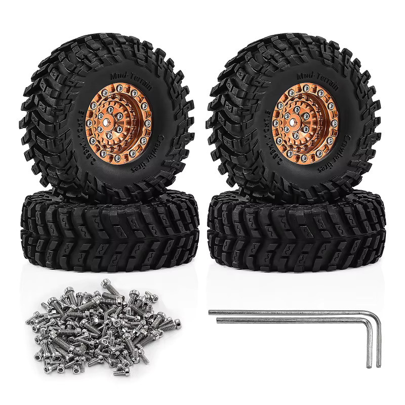 Meep TRX4M SCX24 FMS Ascent-18 1,3-Zoll-Radnabe Reifen-Kletterwagen-Radnabe, Zubehör - Bild 3