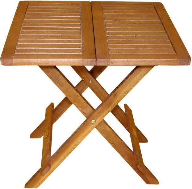 Sedex Klapptisch Los Angeles aus Eukalyptusholz in Braun, B/T: 50 x 50 cm - Bild 1