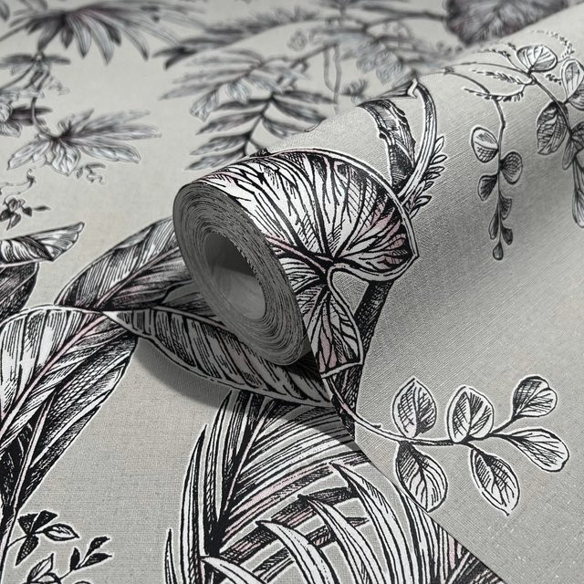 Marburg Vliestapete Beige Floral Modern Botanical mit FSC-Zertifizierung - Bild 1