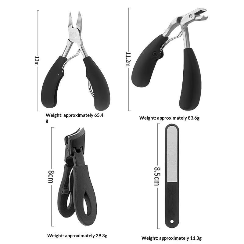 AQTOCNA Nagelknipser aus Edelstahl, konkav, für Füße, Unisex - Bild 5
