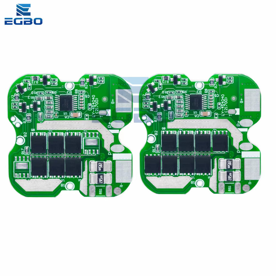 EGBO BMS PCM Batterieschutzplatine für 4S 14,8V/16,8V Lithium 21700 Ternäre Batterien, Farbe: Grün - Bild 2