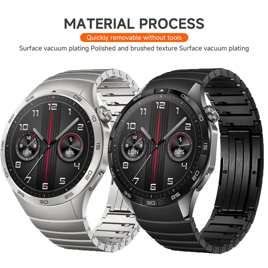 CHIICSMART Uhrenarmband Edelstahl, No Gap, Huawei Watch GT5 46mm, Unisex - Bild 4