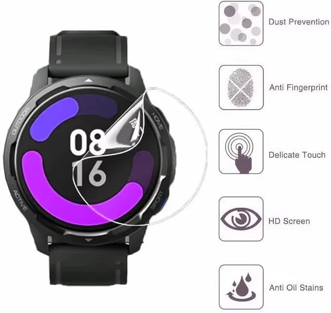 Garmin Displayschutzfolie Hydrogelfolie, transparent, Unisex - Bild 3