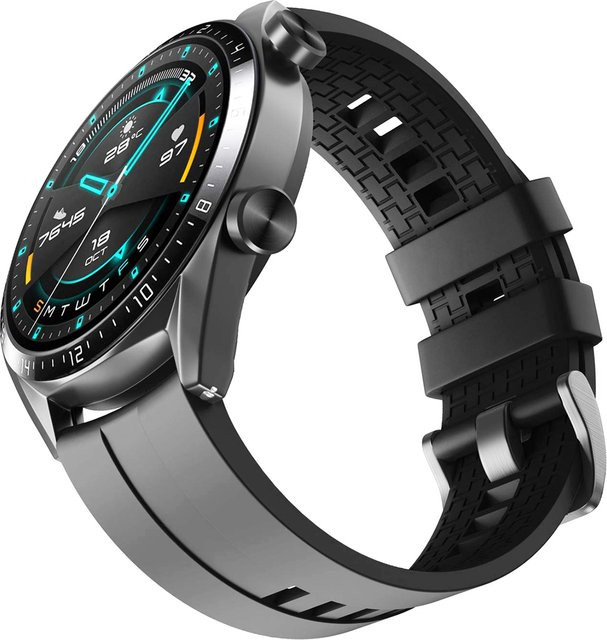 NEY Uhrenarmband Silikon, Schwarz, Unisex - Bild 1