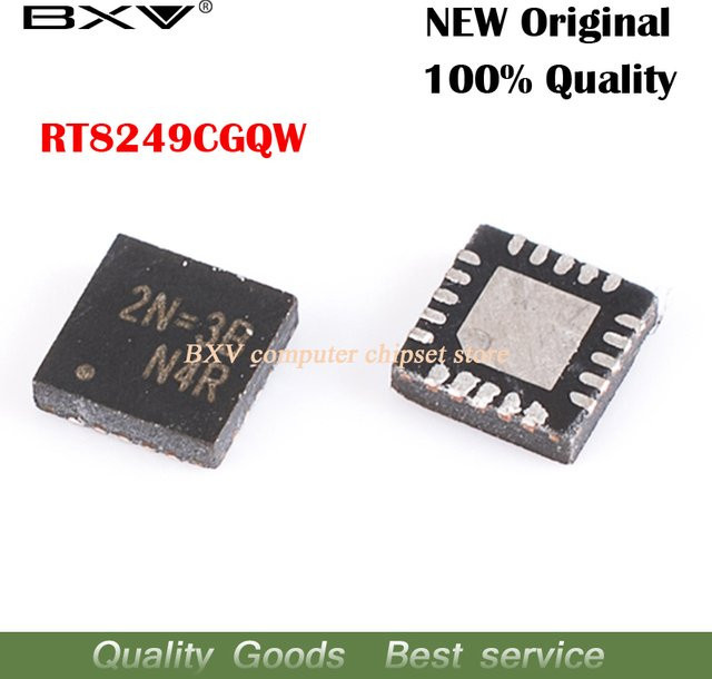5 Stück RT8249CGQW RT8249C QFN-20 integrierter Schaltkreis in Schwarz - Bild 1