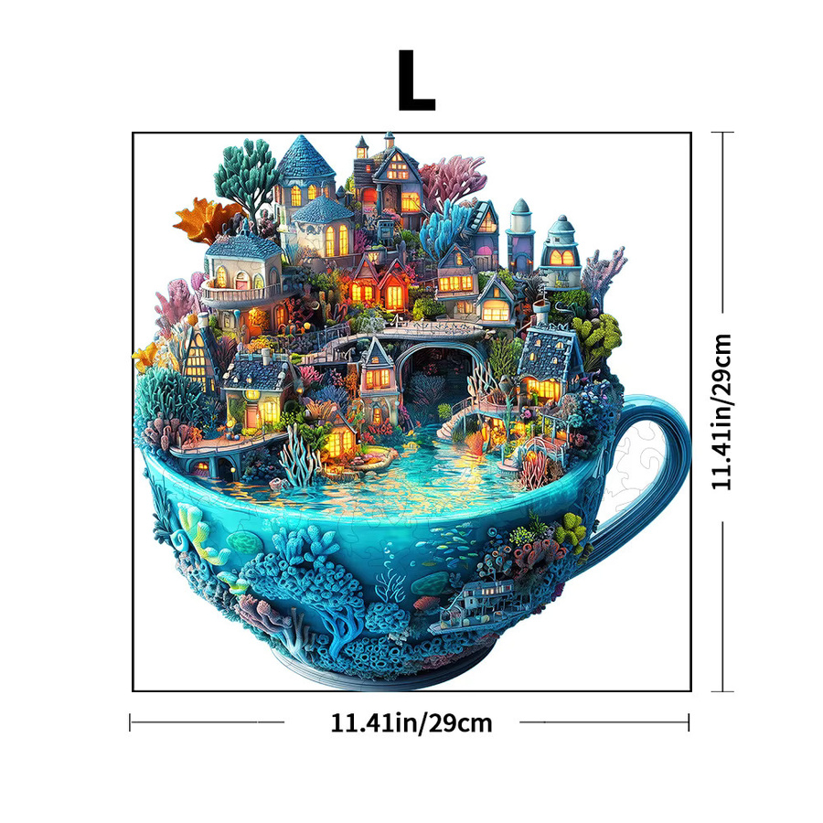 Supretty Fantasy Puzzle, Holz, Bunt / Mehrfarbig - Bild 3