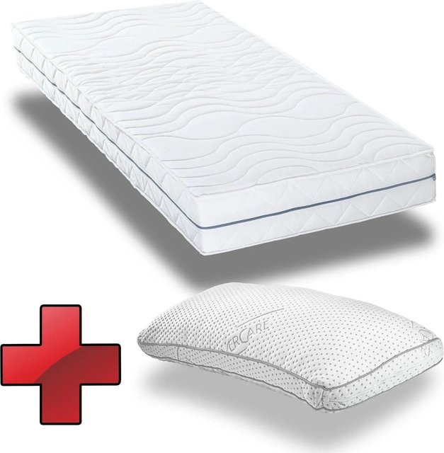 Supportho Premium Kaltschaummatratze mit Viskoelastikschaum in Weiß, B: 80 cm, L: 200 cm - Bild 1