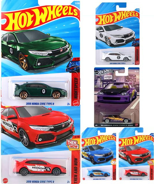 Hot Wheels Nightspeed Collection Honda Civic Type R, Spielzeugauto, 1:64 - Bild 1