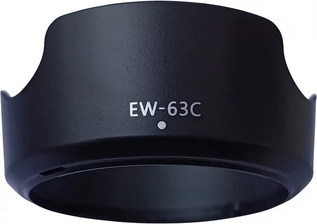 Canon EW-63C Reversible Gegenlichtblende 58 mm für EF-S 18–55 mm f/3,5–5,6 IS STM Objektive, kompatibel mit Canon EOS 700D, 100D, 750D und 760D, Schwarz - Bild 1