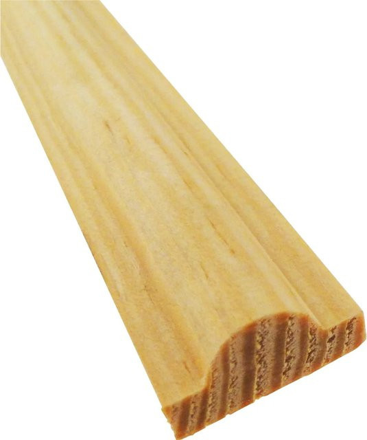 Döllken Profilleiste Kiefer aus Massivholz, braun, B/H: 19 x 10 mm, Länge: 900 mm - Bild 1