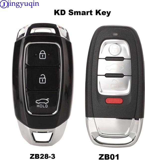 Jingyuqin Universal Fernbedienung KEYDIY KD Smart Key ZB01 ZB28 für KD-X2 Schlüssel Generator Control Schlüssel in Schwarz - Bild 1