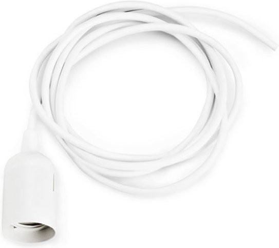 Normann Copenhagen Kabel mit Fassung in Weiß für die abgehängte Montage - Bild 1