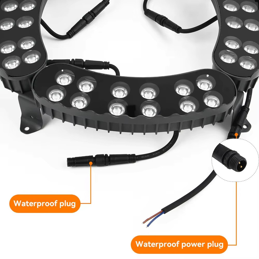 5er-Pack Arbrac LED-Rasenstrahler in Warmweiß für Garten und Terrasse, IP65 wetterfeste Baumumarmungsleuchte für Außenbereiche - Bild 3