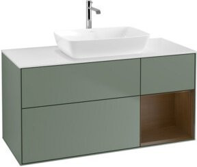 V&B Waschtischunterschrank Finion in Weiß lackiert, Breite: 120 cm, Tiefe: 50,1 cm, Höhe: 50,1 cm - Bild 1