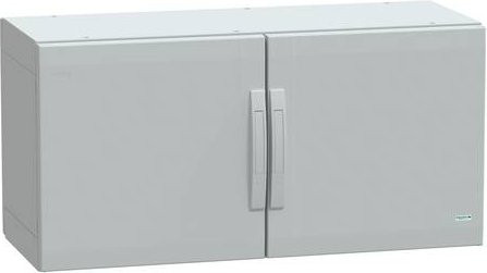 Schneider Electric Polyestergehäuse PLA Bodenstehend, Farbe Grau, IP65, Volltüren, B/T/H: 50 x 100 x 42 cm - Bild 1