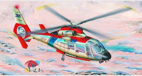 Trumpeter Eurocopter SA 365 N Dauphin 2, Modellflugzeug, 1:48 - Bild 1