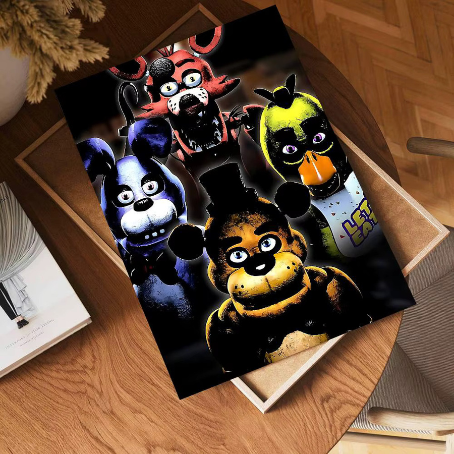 Potdemiel FNAF Film DIY Sticky Poster Wasserdichte Papier Aufkleber Multicolor - Bild 4