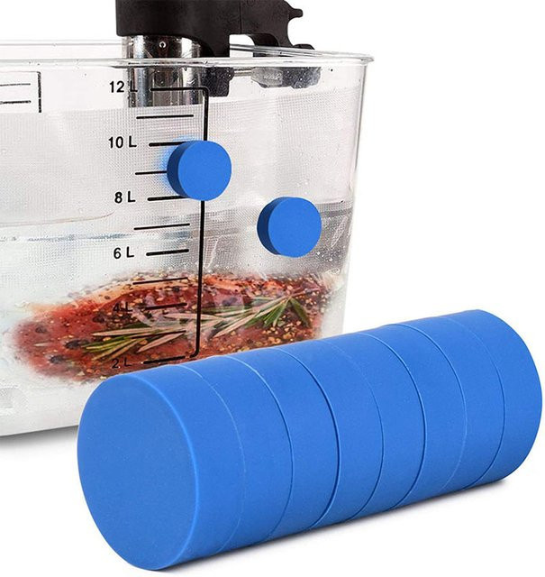 BarraDent Sous-Vide-Magnet aus lebensmittelechtem Silikon in Blau zur Fixierung von Vakuumbeuteln - Bild 1