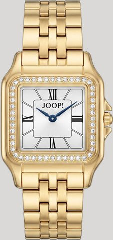 Joop! Armbanduhr, Edelstahl, Gold, Quarz, Rechteckig, Kristall, Damen - Bild 1