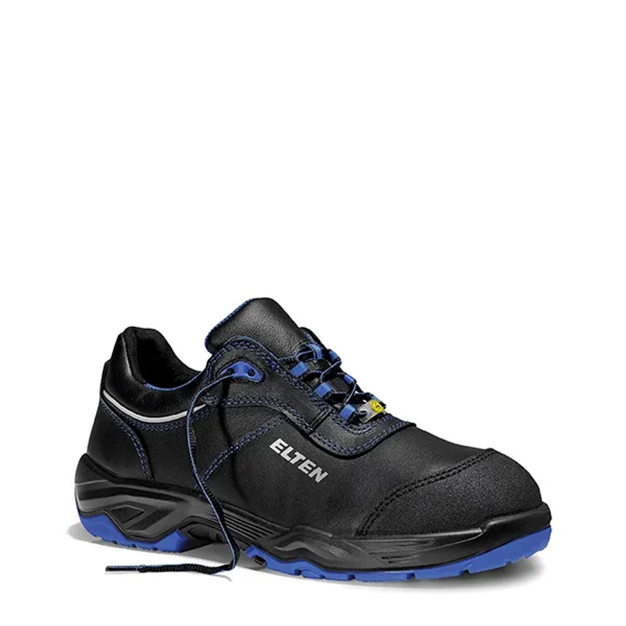 Elten Sicherheitshalbschuh Reaction Blue Low ESD S3 aus Rindleder in Blau/Schwarz Gr. 37 - Bild 2