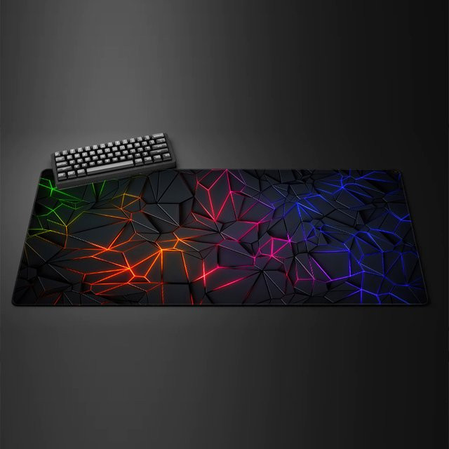 Mairuige Gaming-Mauspad in Braun als große Schreibtischunterlage für Gamer und Tastaturen - Bild 1