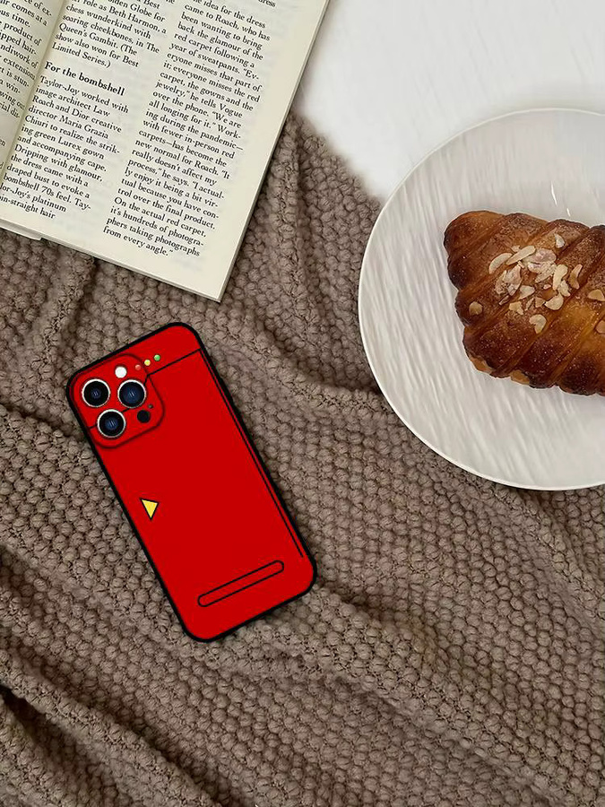 Pokedex Retro Handyhülle für Apple iPhone in Rot - Bild 5