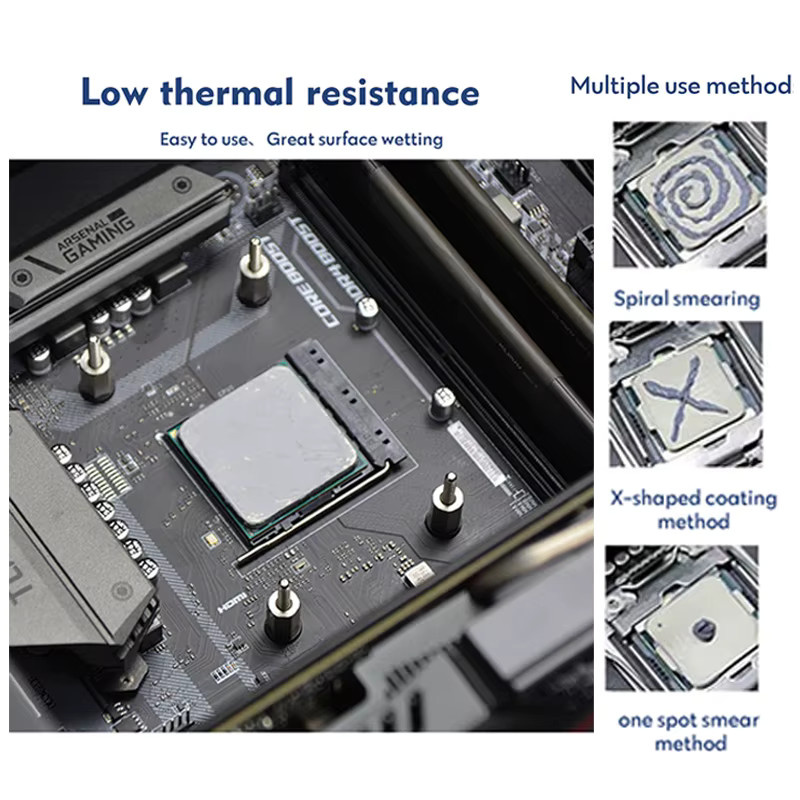 Fehonda Hochleistungs-Wärmeleitpaste mit 8,5W/mk für CPU und GPU Kühlung - Bild 3