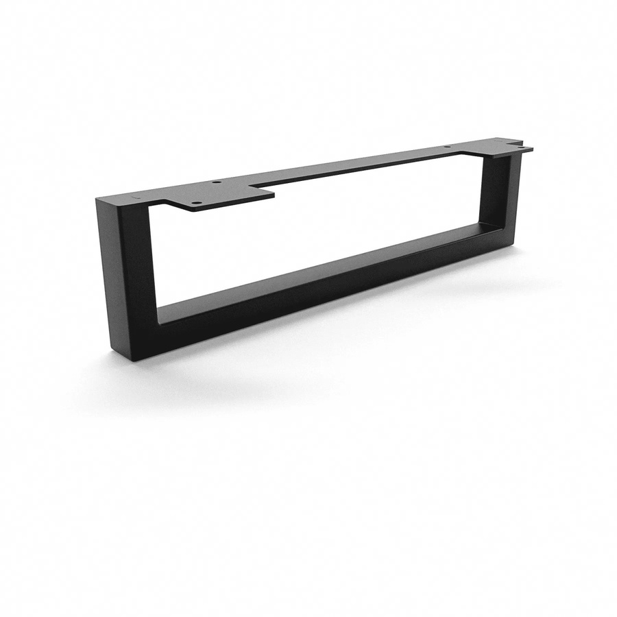 HEVVA Möbelbein GRAZ in Schwarz, Höhe: 10 cm, Tiefe: 40 cm - Bild 2