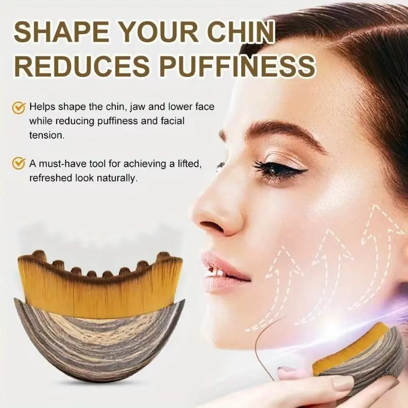 miqmi Gesichtsbürste zur Lymphdrainage und Konturierung, Gesicht - Bild 3