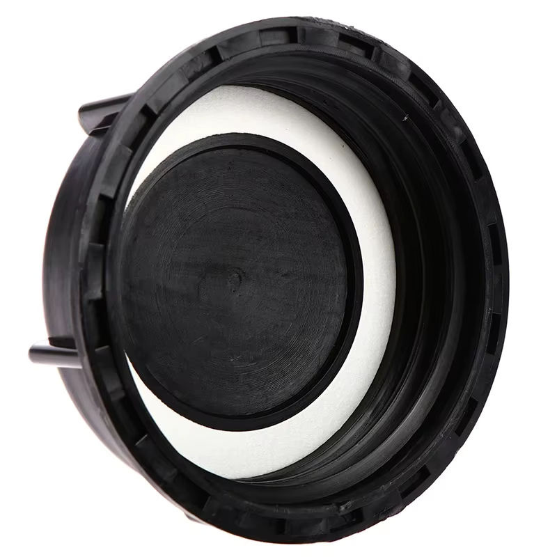 Schwarzer Kunststoff Ventildeckel 100mm Kappe für IBC Tank als auslaufsichere Abdeckung - Bild 6