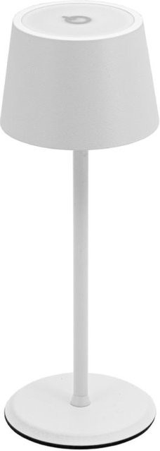 Securit Kabellose LED-Tischleuchte Monte-Carlo für Innen und Außen, Weiß, B/T/H: 7,5 x 7,5 x 22 cm - Bild 1