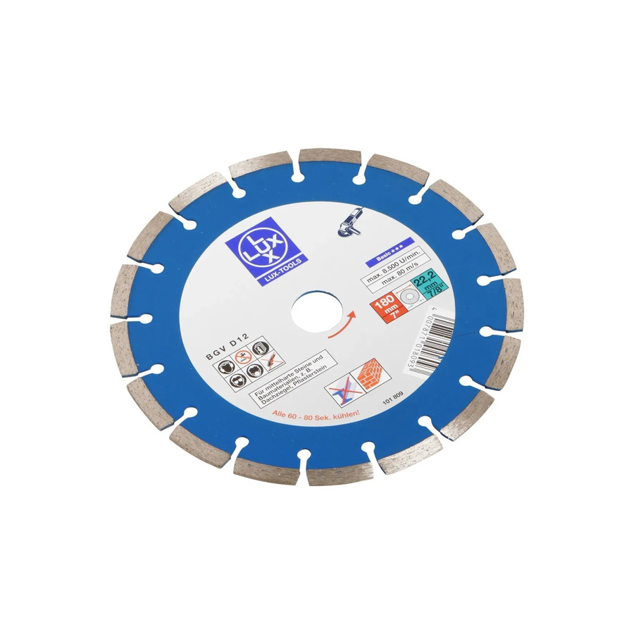 LUX-TOOLS Diamant-Trennscheibe universal blau Durchmesser: 180 mm - Bild 2