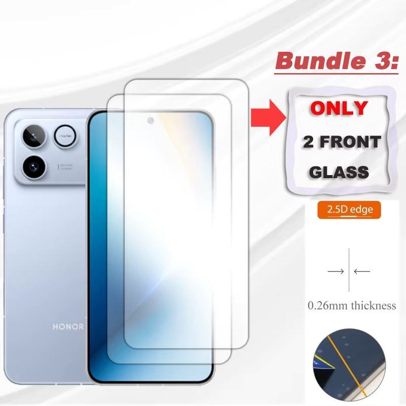 Honor Win RT 5G Glas Schutzfilm mit Kamera Objektiv Schutz HD Klar Transparent - Bild 1